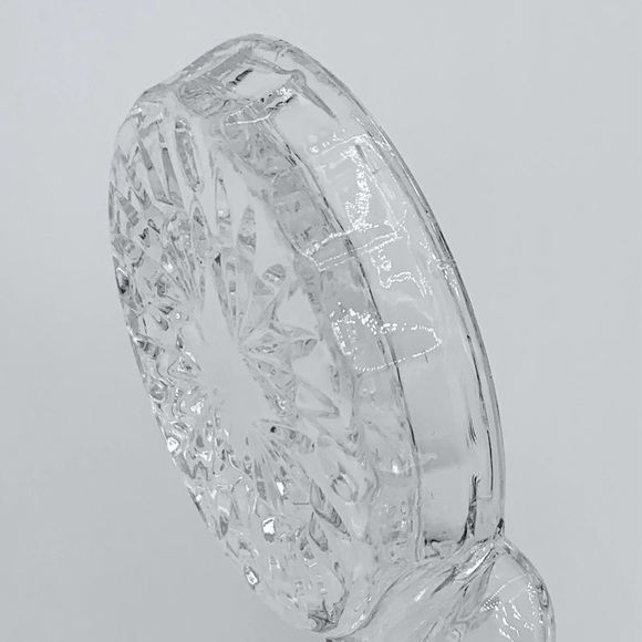 Godinger Freedom Coasters Spoon Rests Combo Clear Crystal Glass Set Of 4 Vintage - Picture 7 of 10